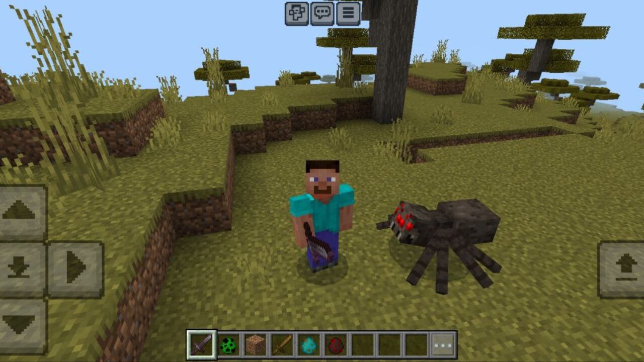 Spider from One Hit Mod for Minecraft PE