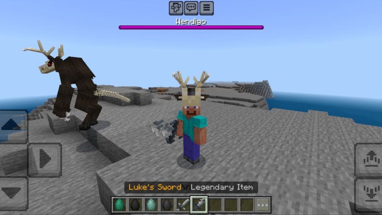 Sword from Mythological Creatures Mod for Minecraft PE