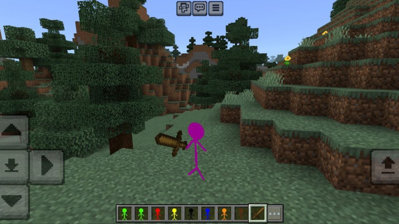 Sword from Stickman Morph Mod for Minecraft PE