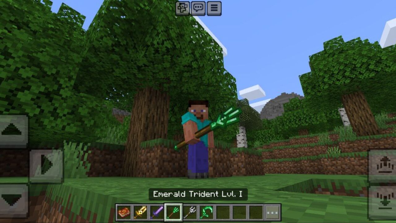 Trident from Weapons Evolve Mod for Minecraft PE