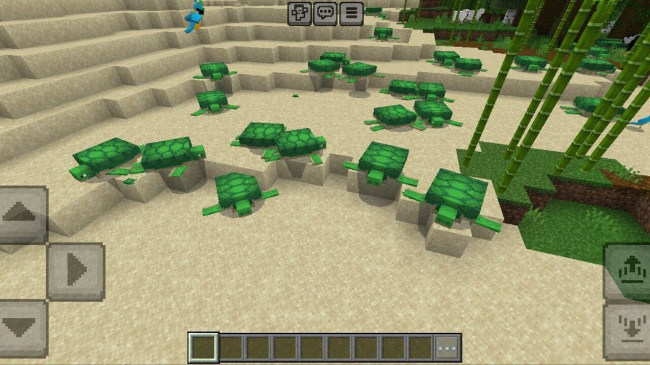 Turtles from Better MobCap Mod for Minecraft PE