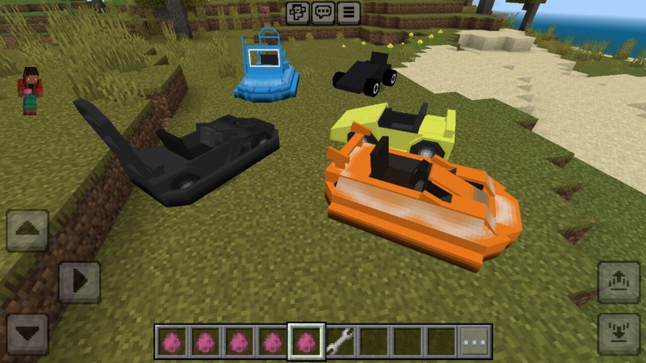 Variants from Simple Vehicles Mod for Minecraft PE