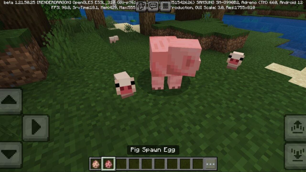 Variants from Teacup Pig Mod for Minecraft PE