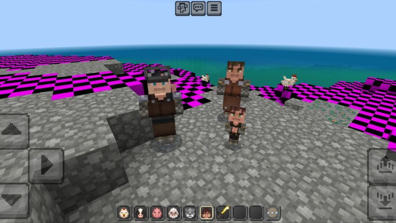 Villagers from Moonshard Texture Pack for Minecraft PE