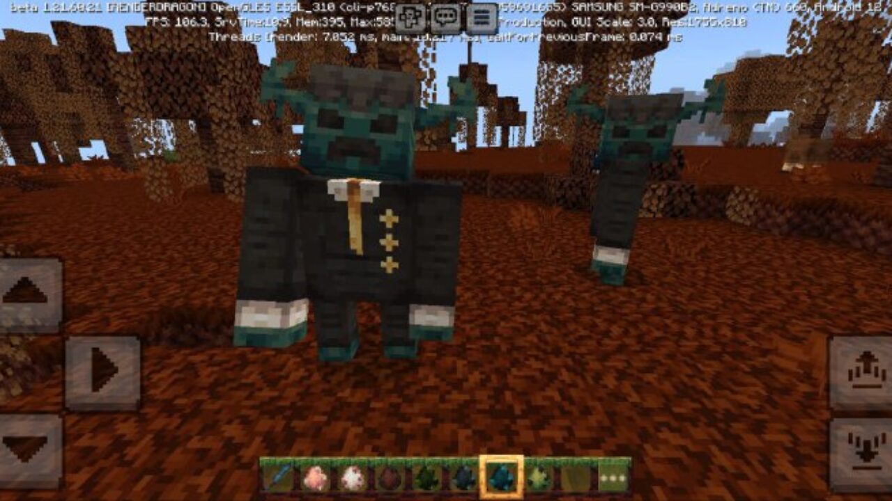 Warden from Dark Academia Texture Pack for Minecraft PE