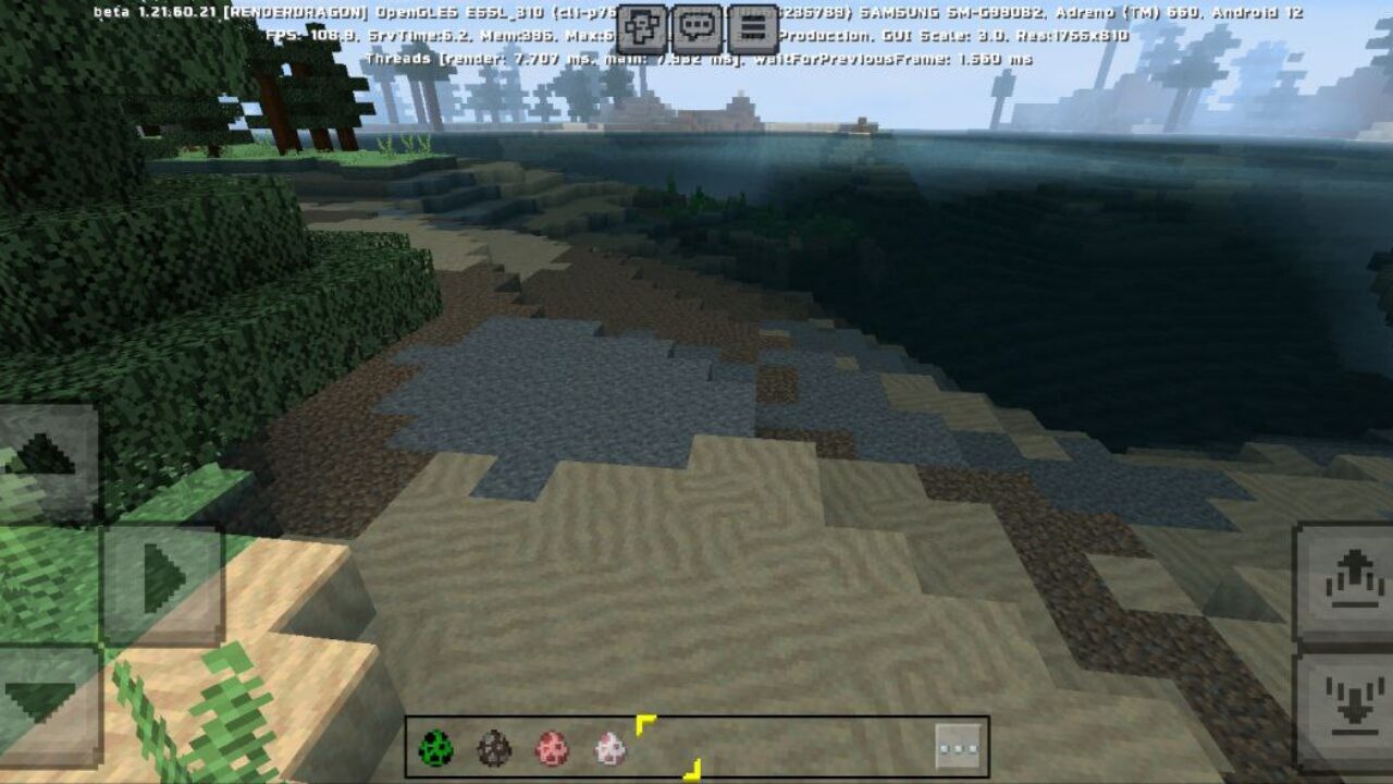 Water from Apple Shader for Minecraft PE