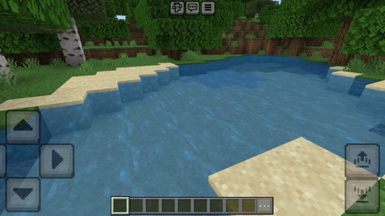 Water from Breath of the Nature Texture Pack for Minecraft PE