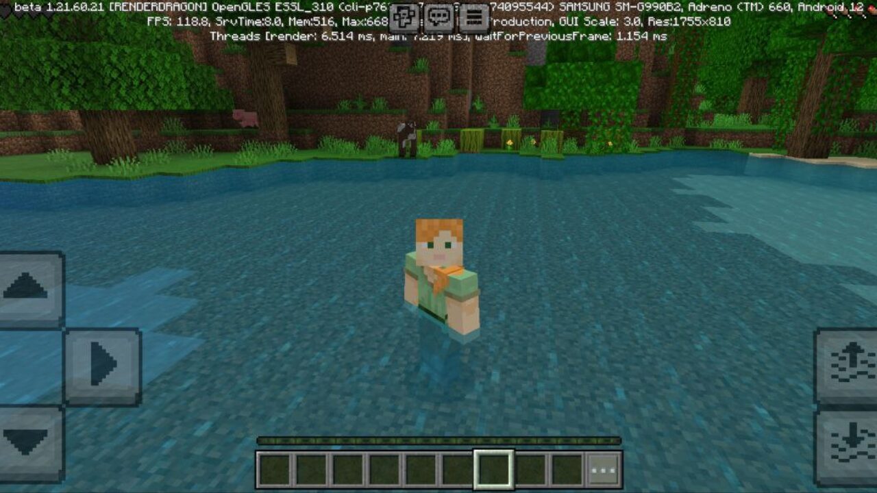 Water from Down You Go Mod for Minecraft PE