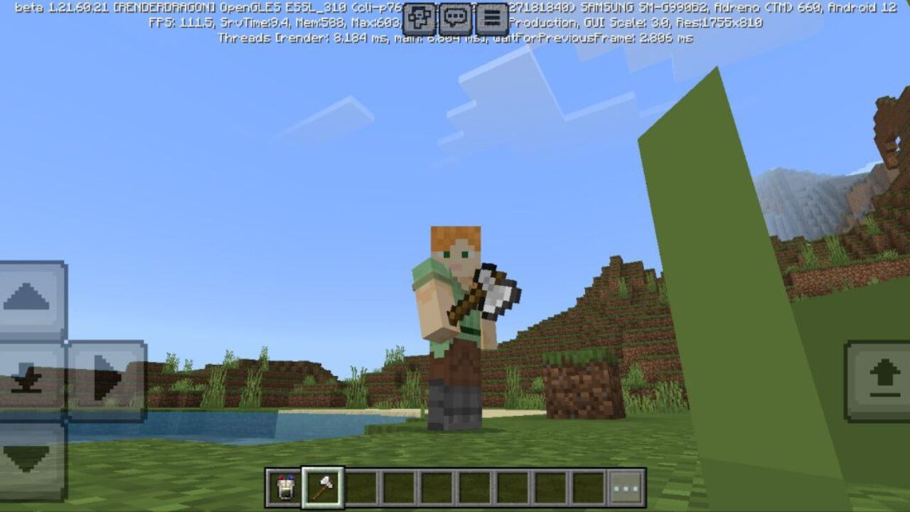 Weapon from Item Magnet Mod for Minecraft PE