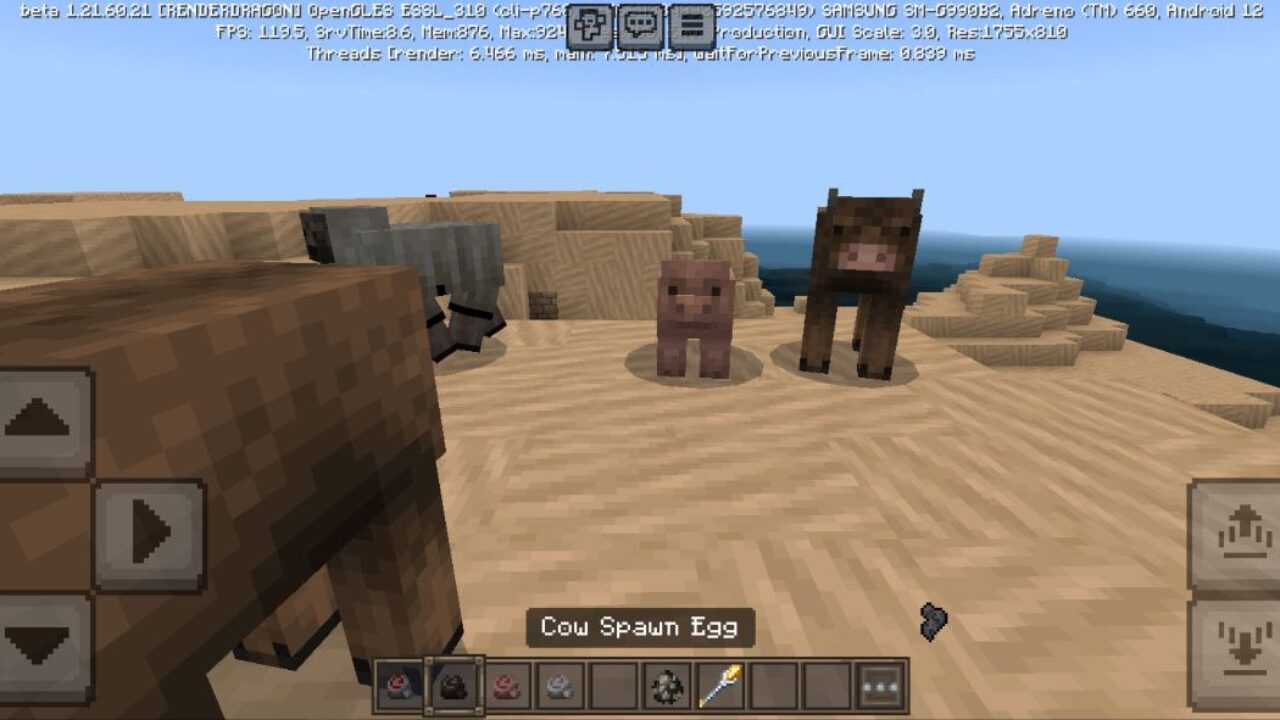 Animals from DawnCraft Mod for Minecraft PE