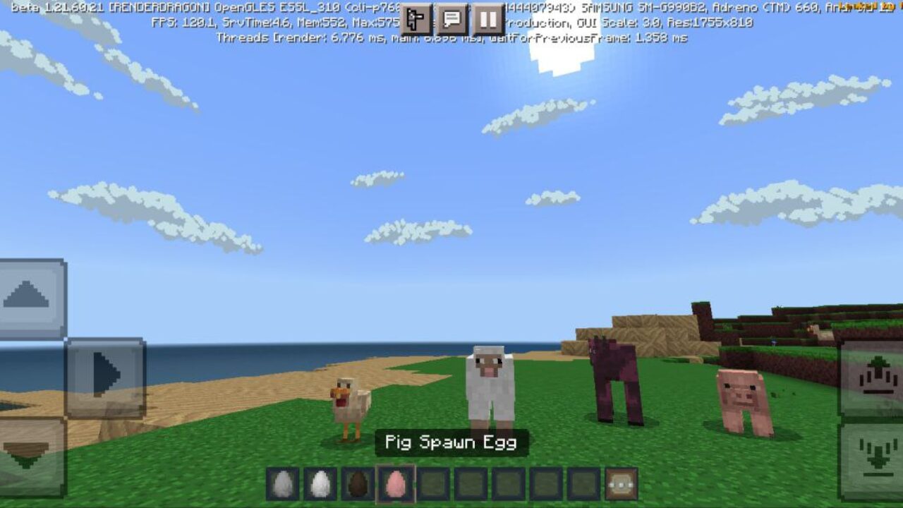 Animals from Fantasia Texture Pack for Minecraft PE