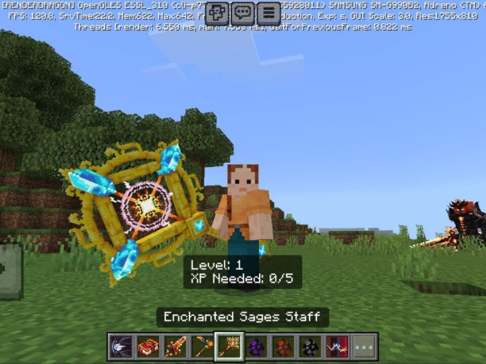 Anime Weapons Mod for Minecraft PE