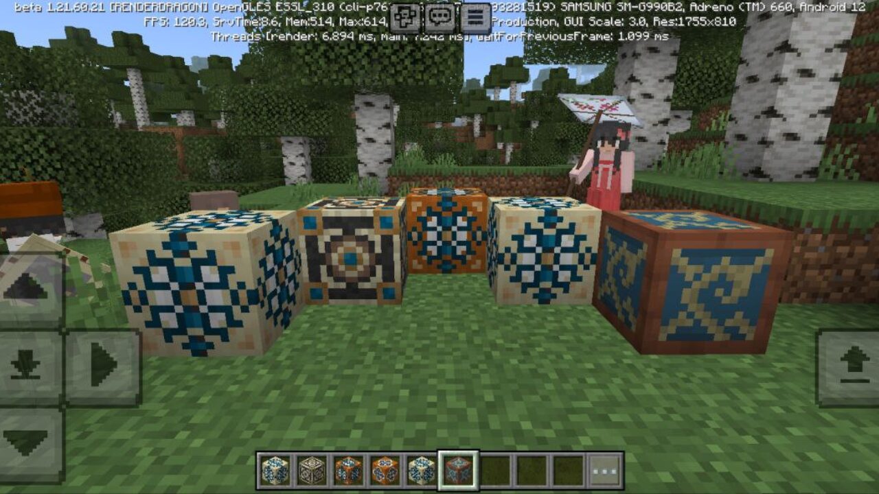 Blocks from Silk Road Mod for Minecraft PE