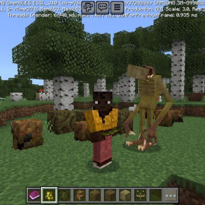 Cave Dweller Mod for Minecraft PE