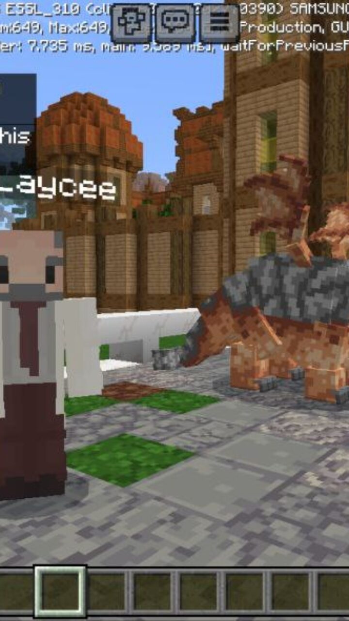 Characters from Dragon Legends Map for Minecraft PE