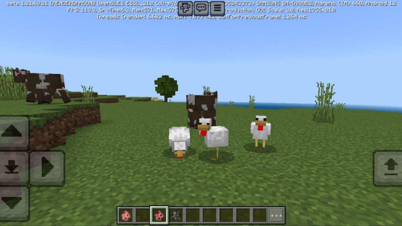 Chicken from Fresh Animations Texture Pack for Minecraft PE