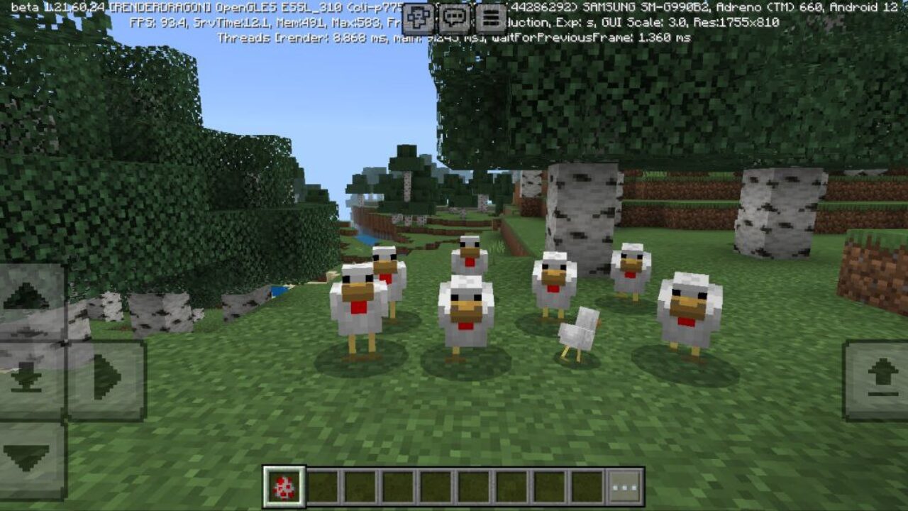 Chicken from Ai and Animations Mod for Minecraft PE