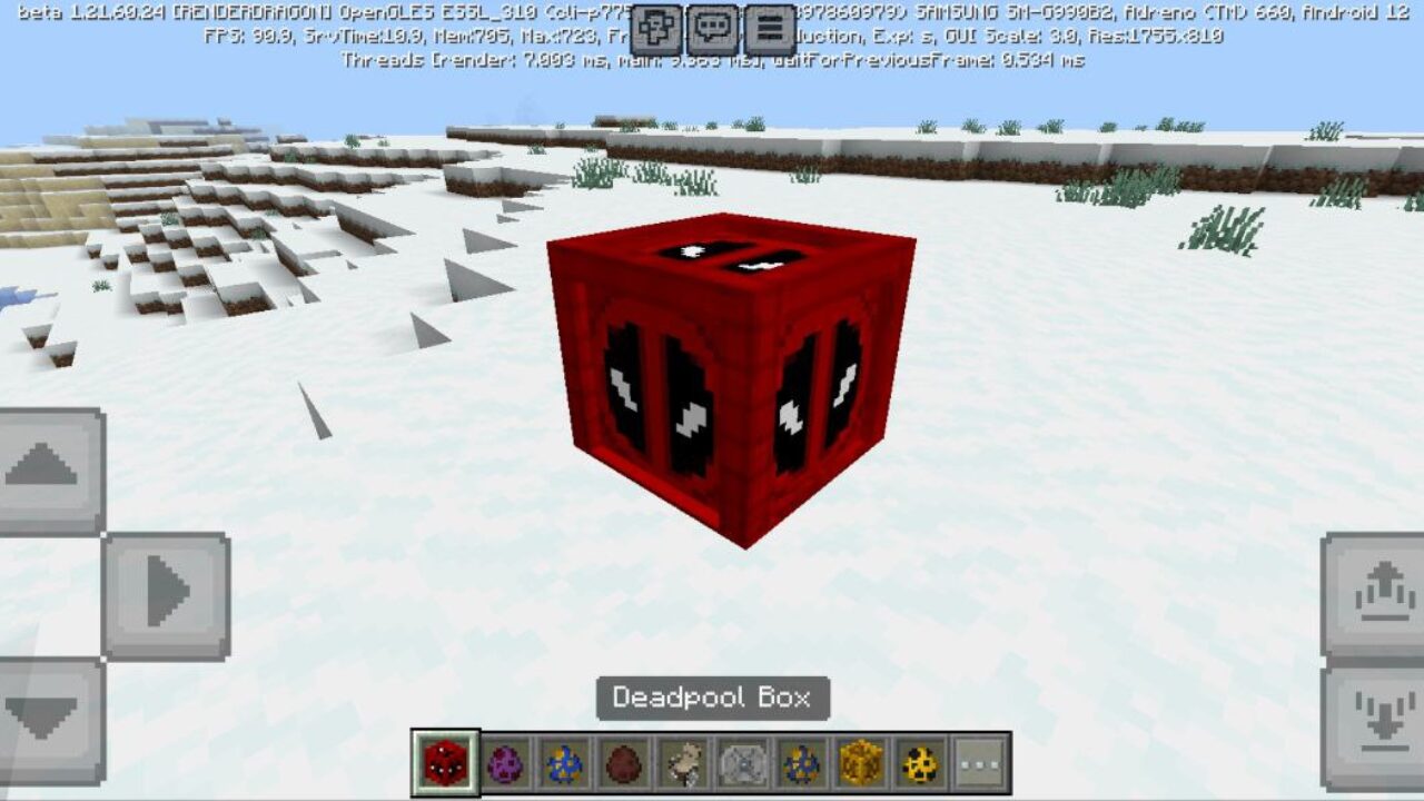 Deadpool from X-Men Mod for Minecraft PE