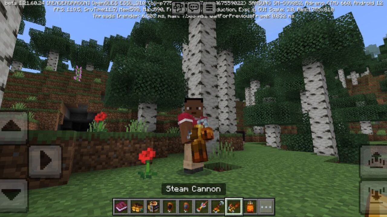 Gadgets Mod for Minecraft PE