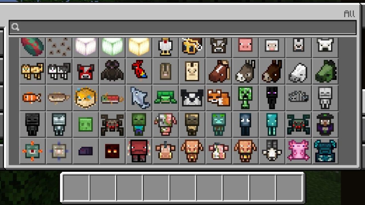 Inventory from Fast Spawn Texture Pack for Minecraft PE