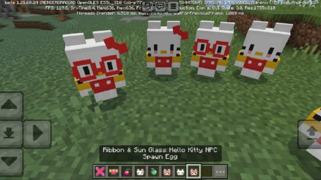 Kitty Mod for Minecraft PE