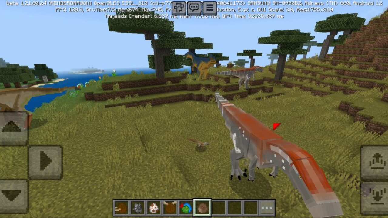 Mobs from Prehistoric Life Mod for Minecraft PE