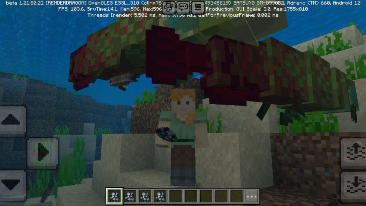 Monster Fish Mod for Minecraft PE