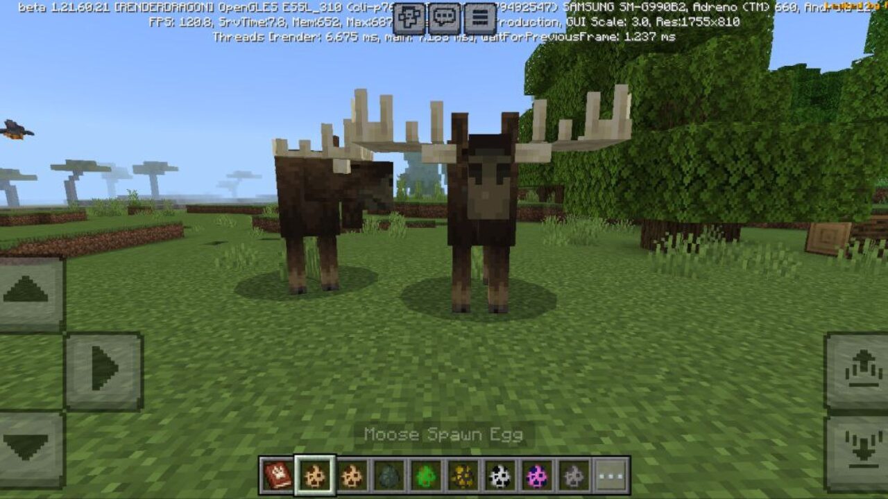 Moose from Naturalist Mod for Minecraft PE