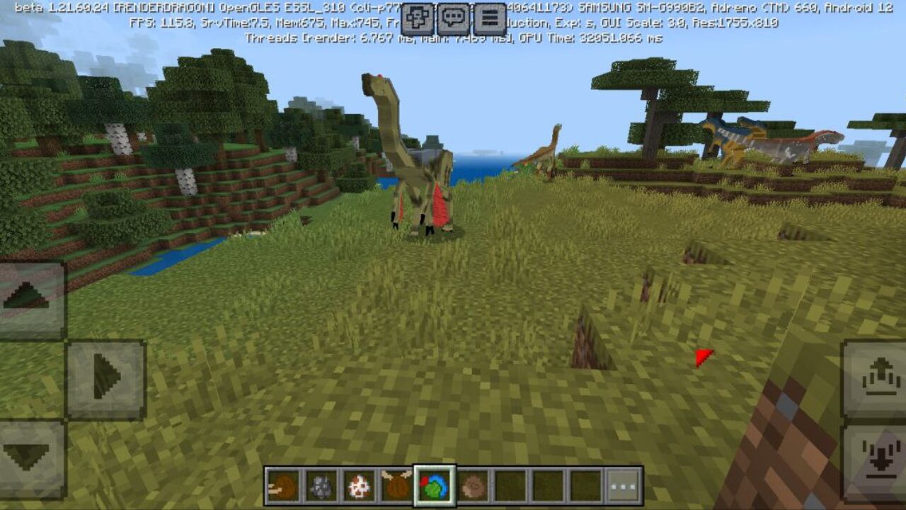 Nature from Prehistoric Life Mod for Minecraft PE