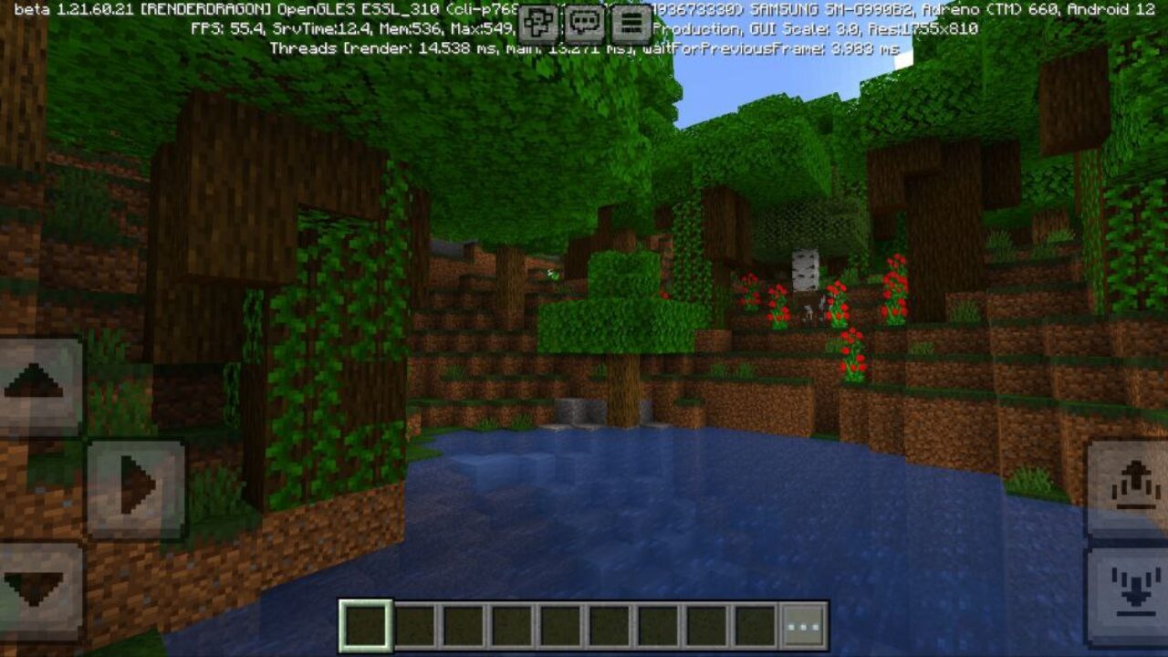 Nature from Saturated Texture Pack for Minecraft PE