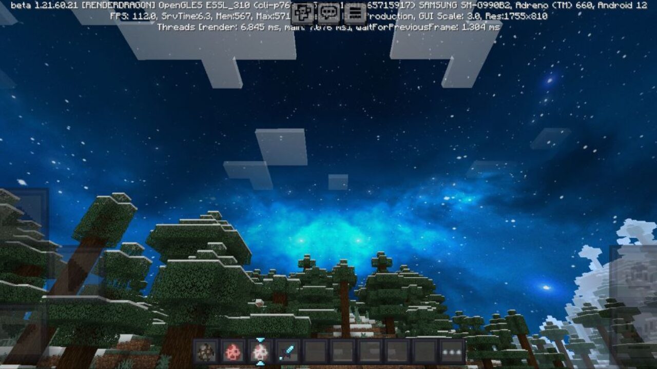 Sky from Echone 16x Texture Pack for Minecraft PE