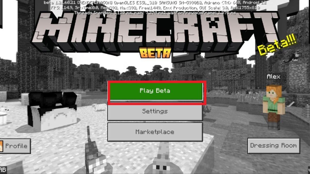 Step 5 Start from Templates for Minecraft PE