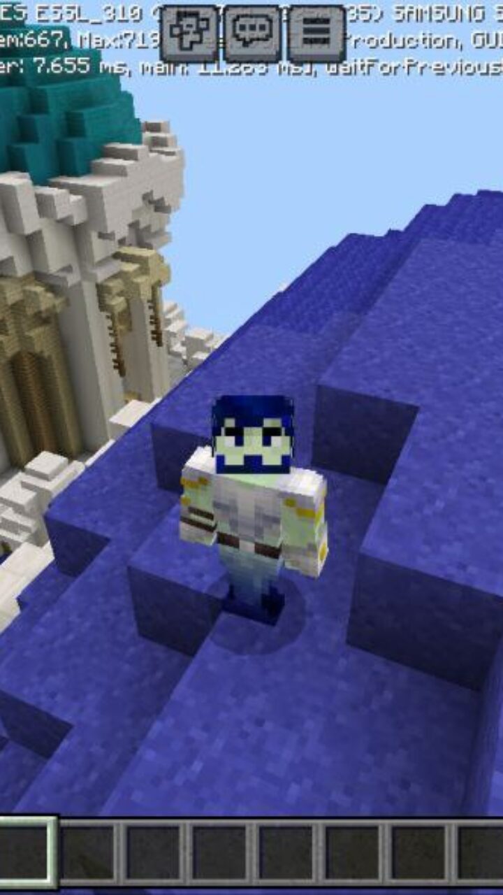 Top View from City of Atlantis Map for Minecraft PE