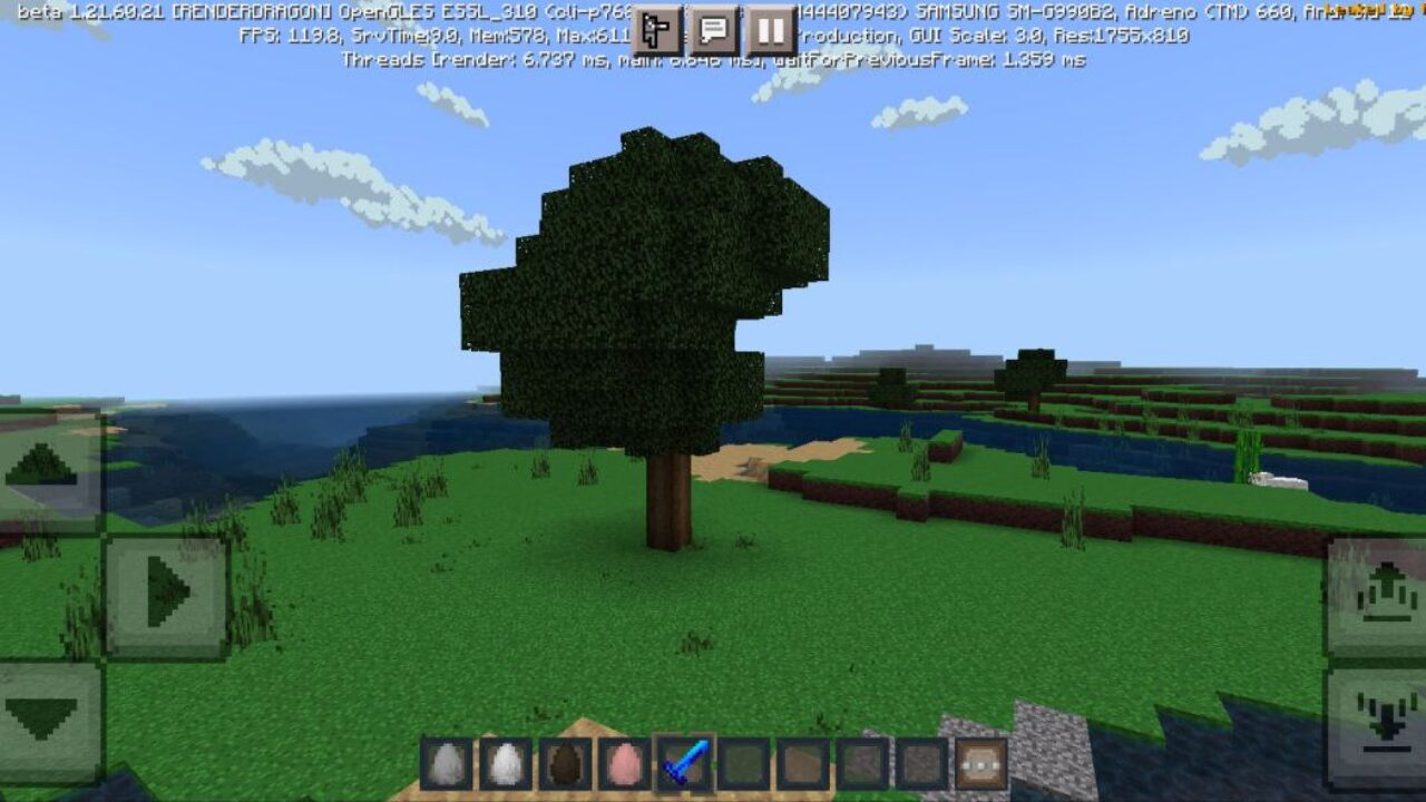 Tree from Fantasia Texture Pack for Minecraft PE