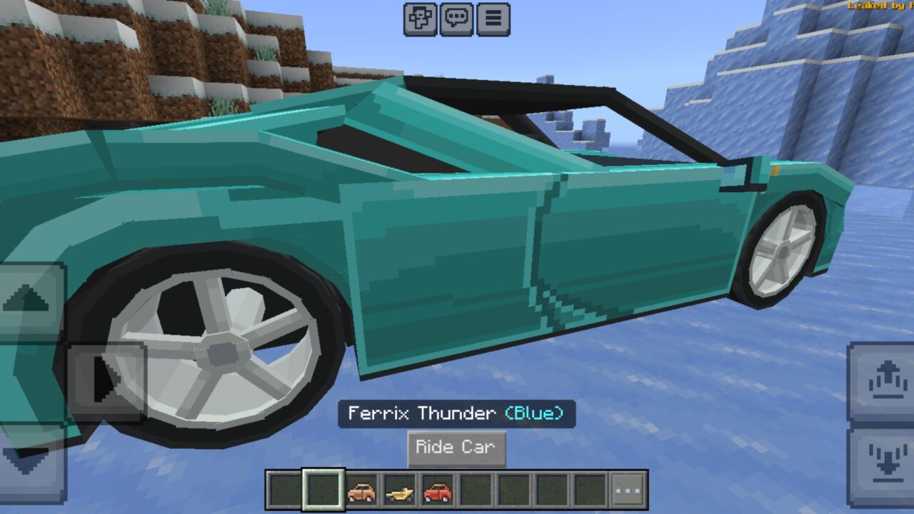 Ferrix from Super Cars Mod for Minecraft PE