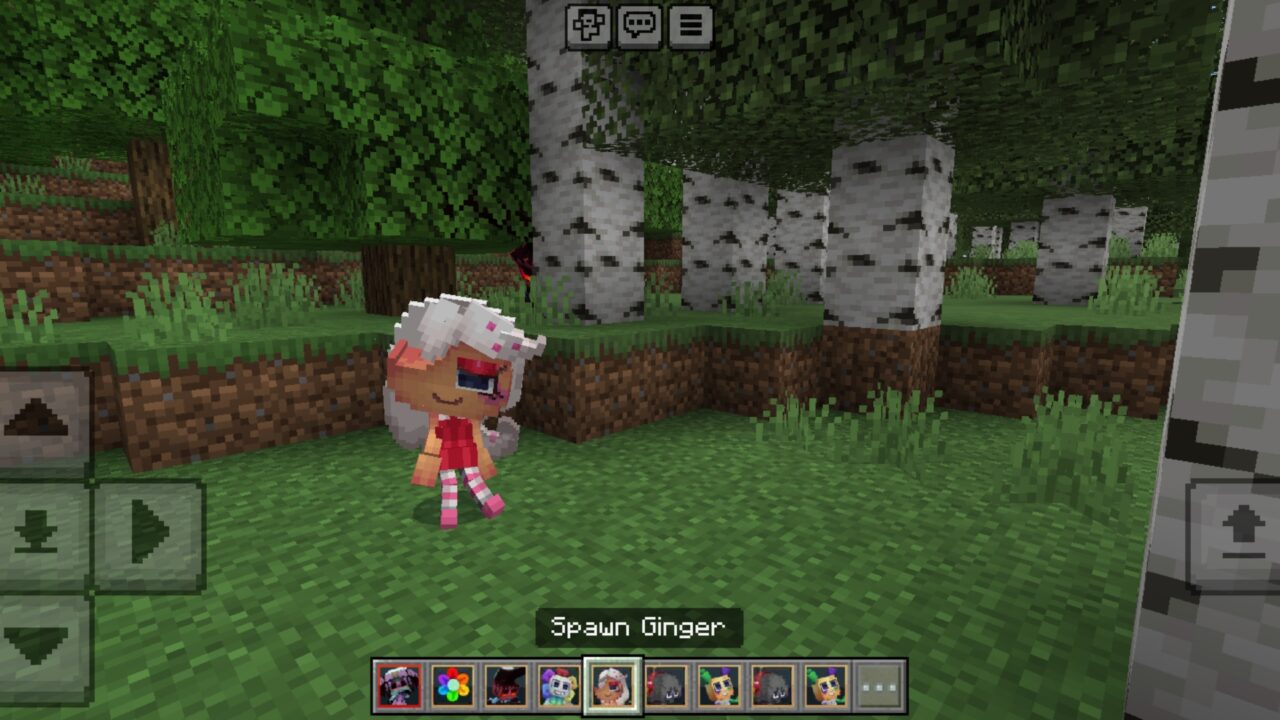 Ginger from Dandy World Mod for Minecraft PE