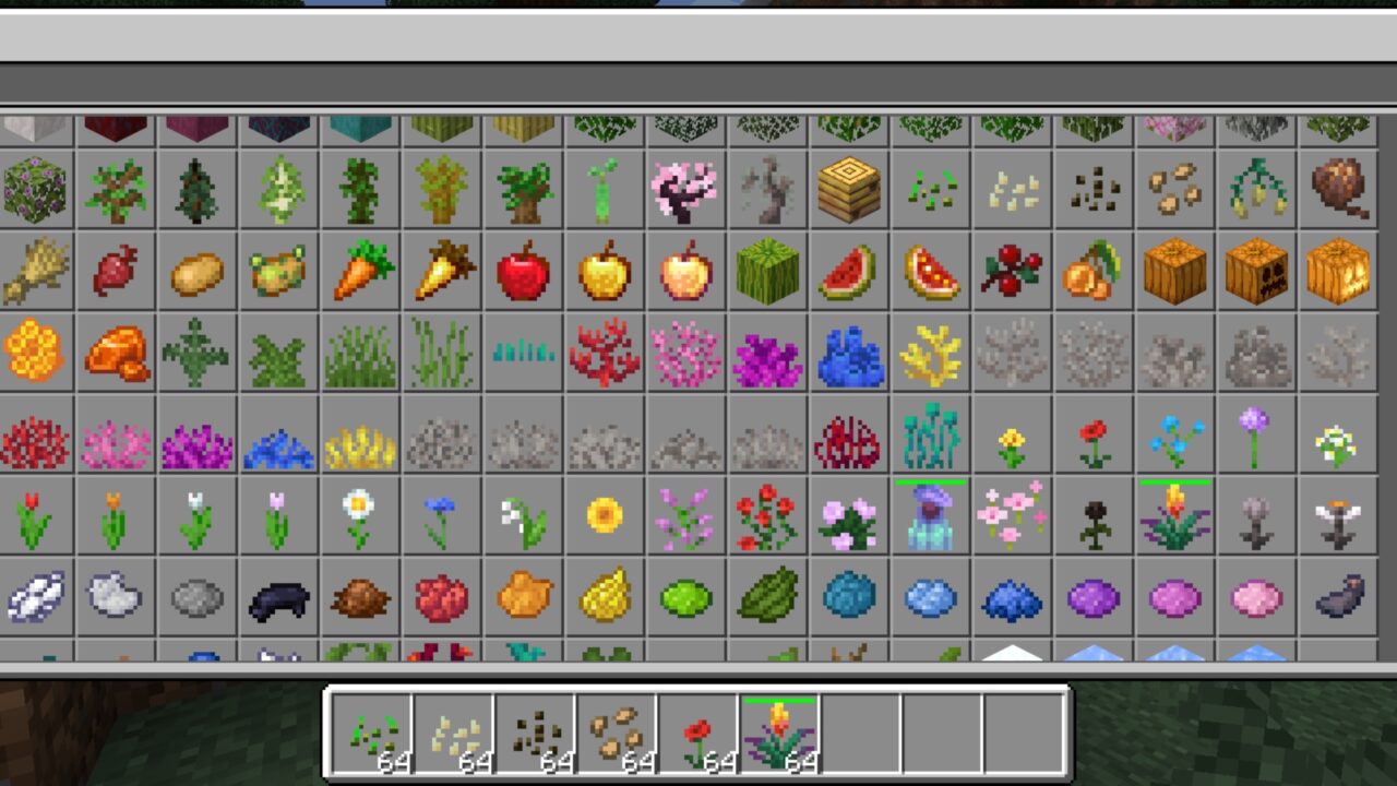 Inventory from Full Grown Crop Texture Pack for Minecraft PE