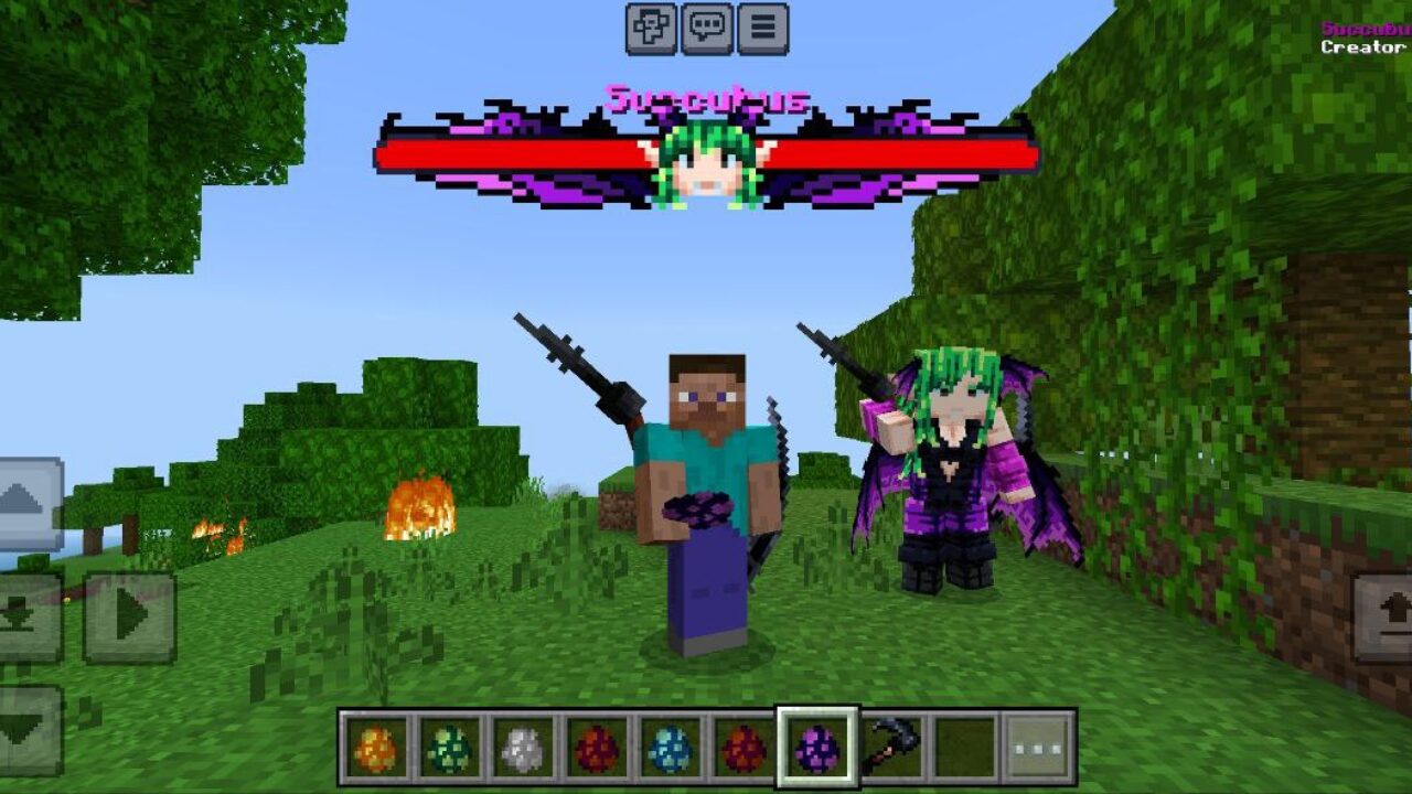 Succubus Seduction Mod for Minecraft PE