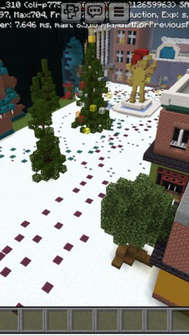 Top View from FNAFverse Map for Minecraft PE