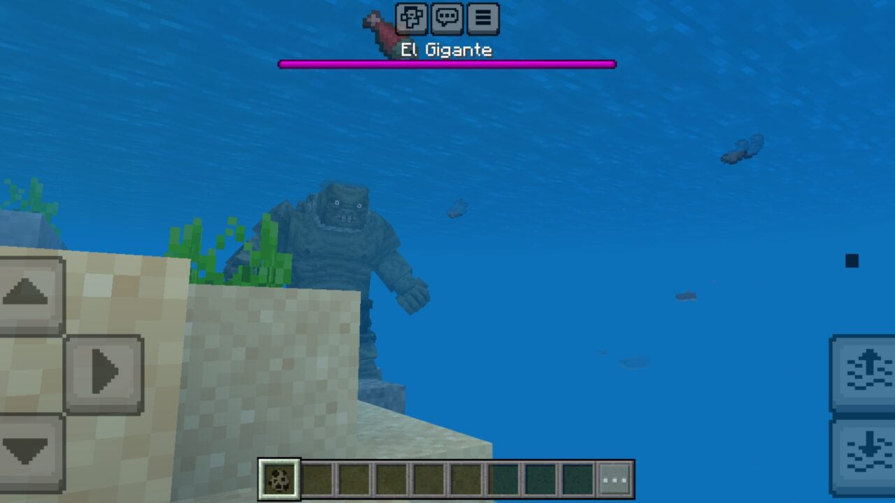 Underwater from El Gigante Boss Mod for Minecraft PE