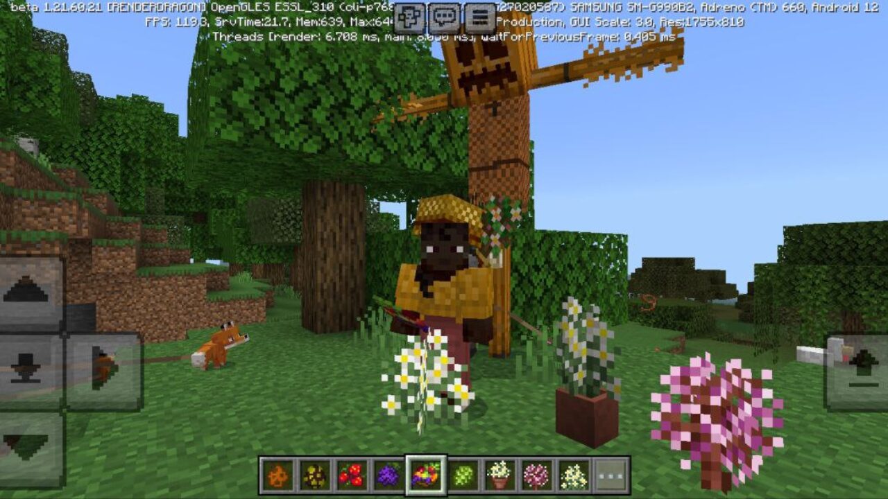 3D from Crops Plus Texture Pack for Minecraft PE